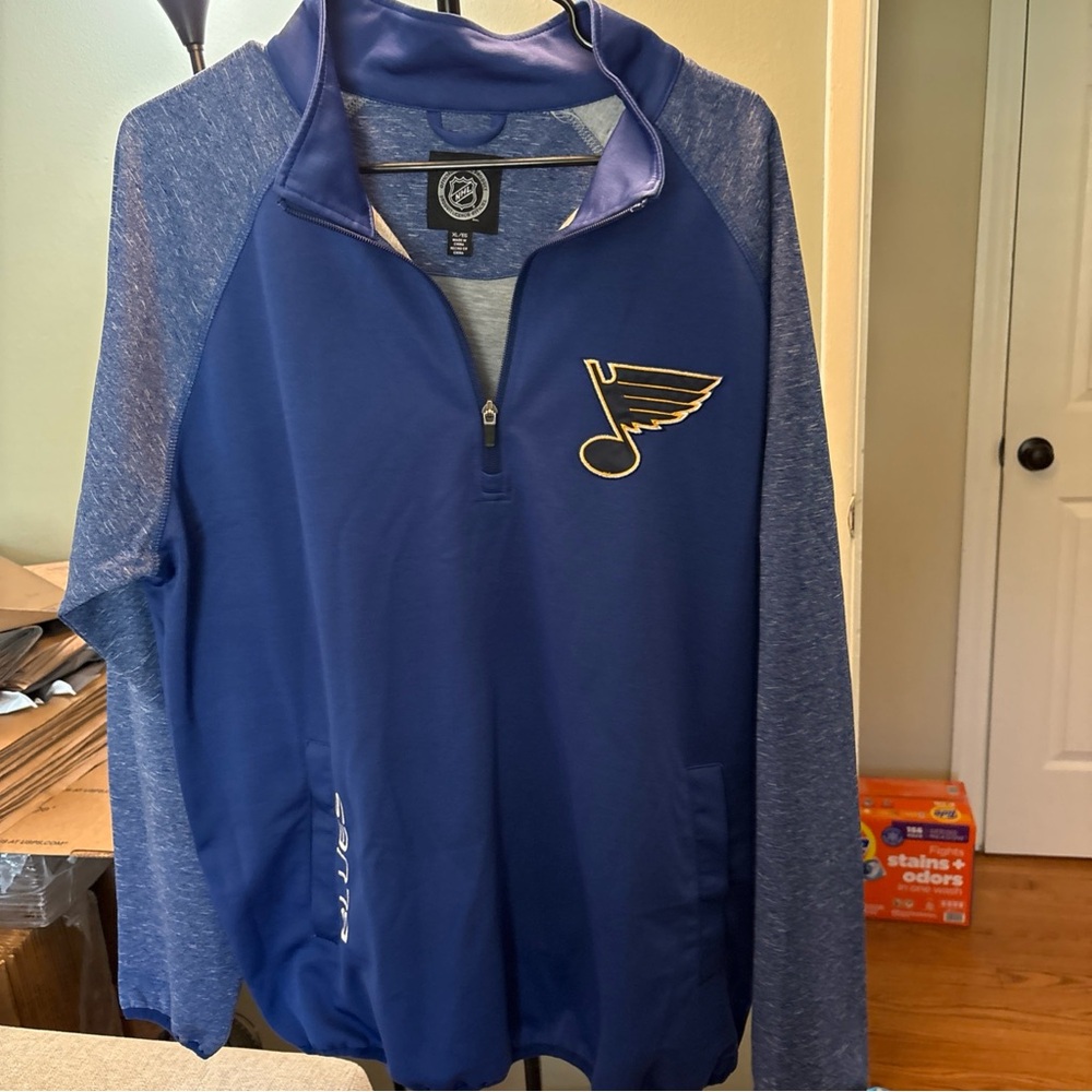 NHL Blue Heathered Apparel